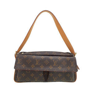 Louis Vuitton Monogram Leather Brown Viva Cite Shoulder Bag